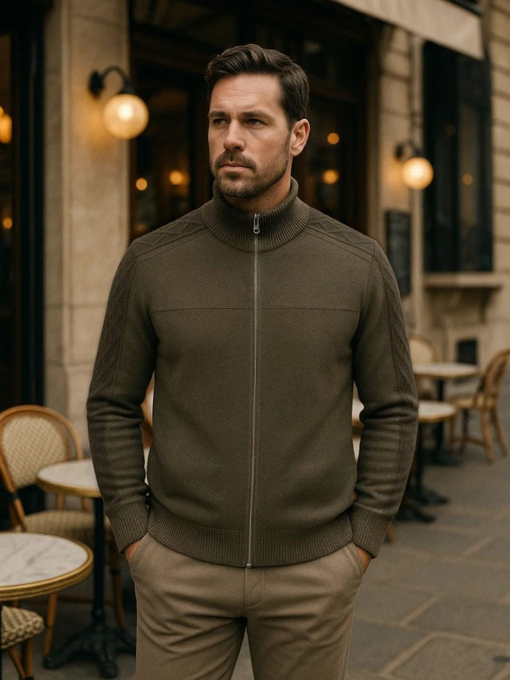 Soft Sweater with Zip