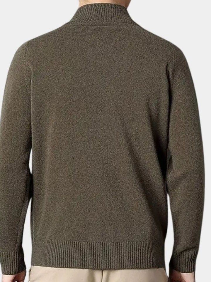 Soft Sweater with Zip