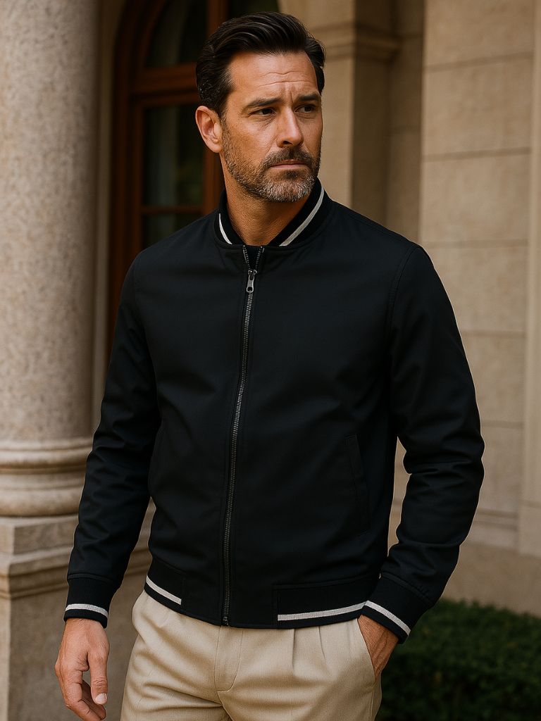 Casual Baseball Bomber Jacket