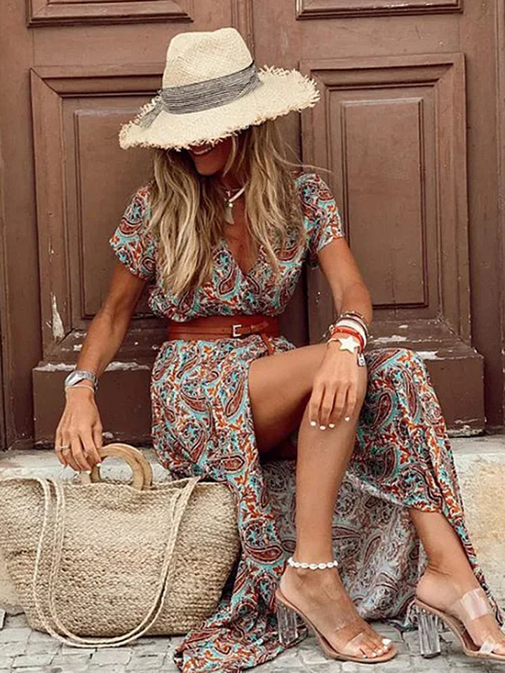 Elodie | Boho Maxi Dress
