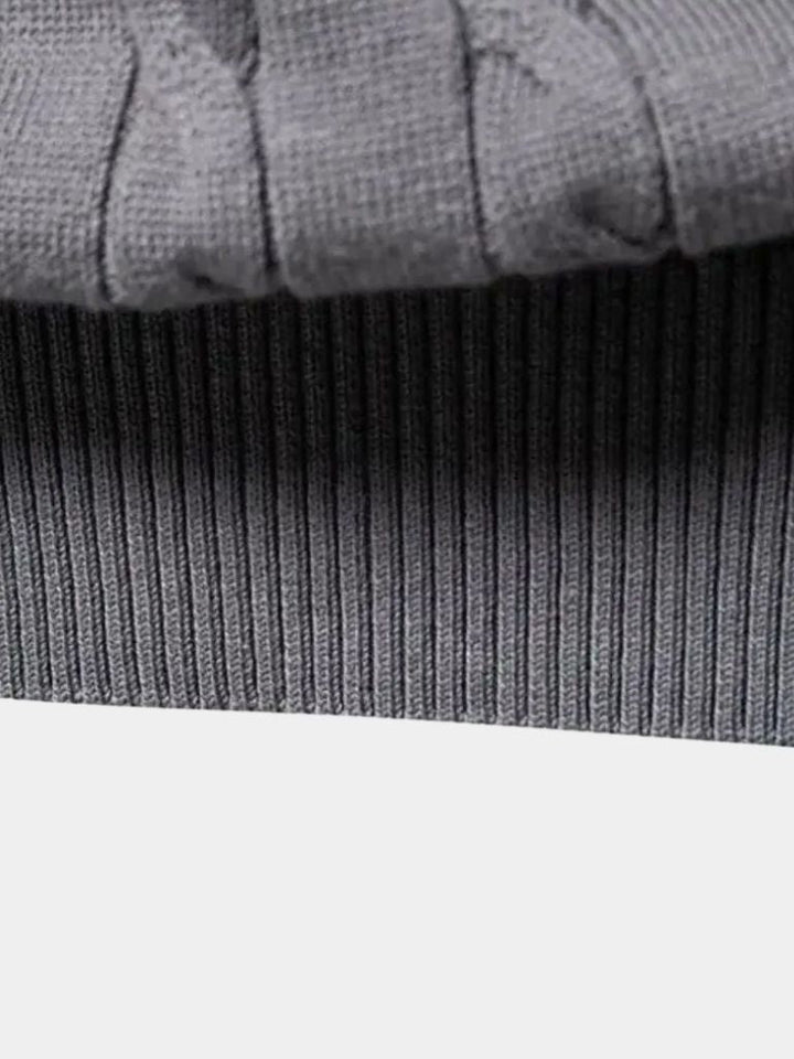Cotton Sweater with Round Neck