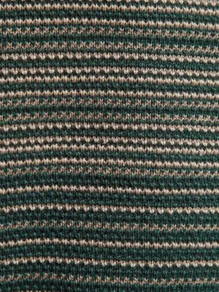 Knitted Pullover Sweater with Round Neck