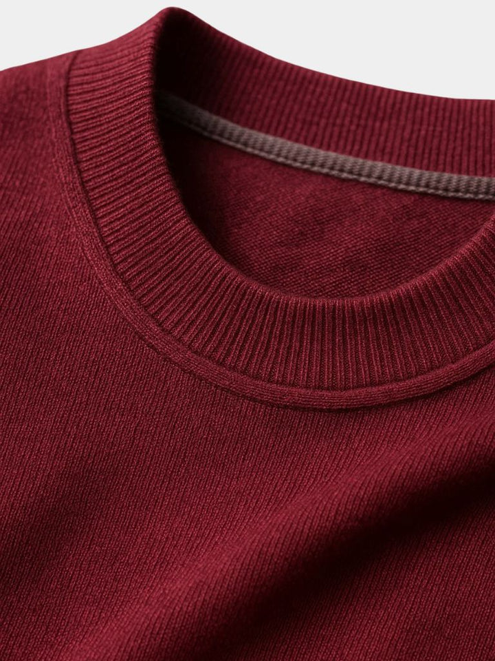 Sweater with a Round Neck