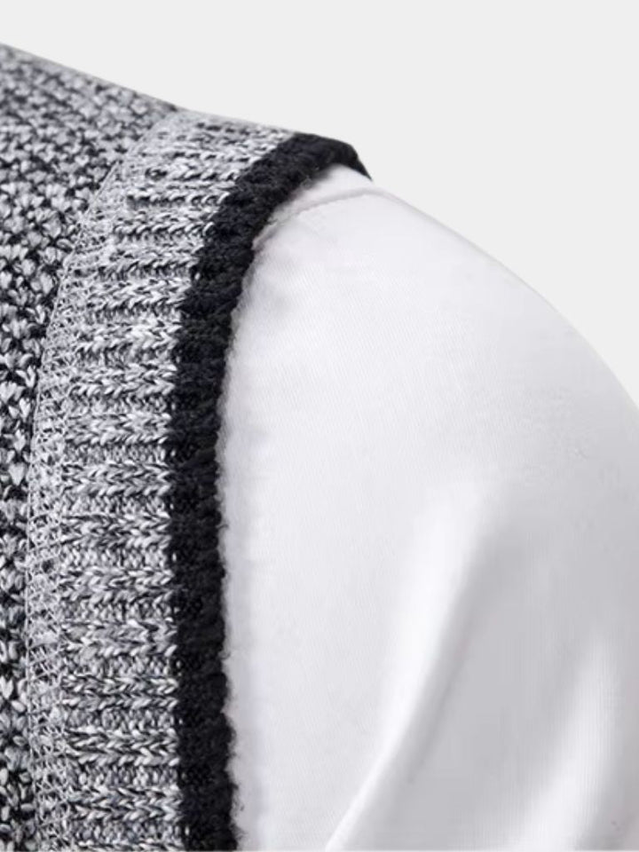 Elegant gilet with full zip