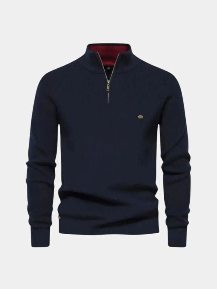Elegant Quarter Zip Sweater