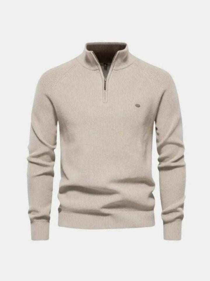 Elegant Quarter Zip Sweater