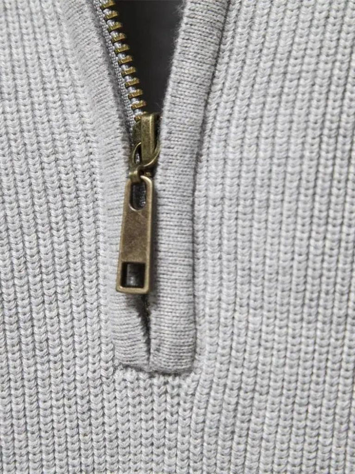 Elegant Quarter Zip Sweater