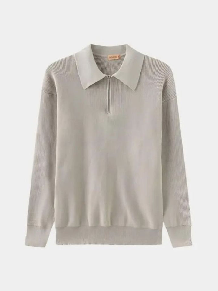 Basic Half-Zip Sweater