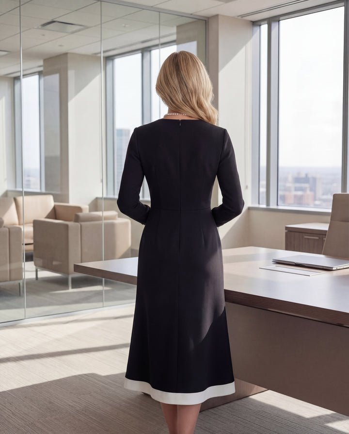Kaylin™ Stylish Long-Sleeve Dress
