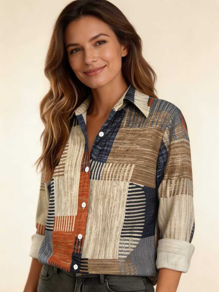 Elena | Casual Long Sleeve Blouse