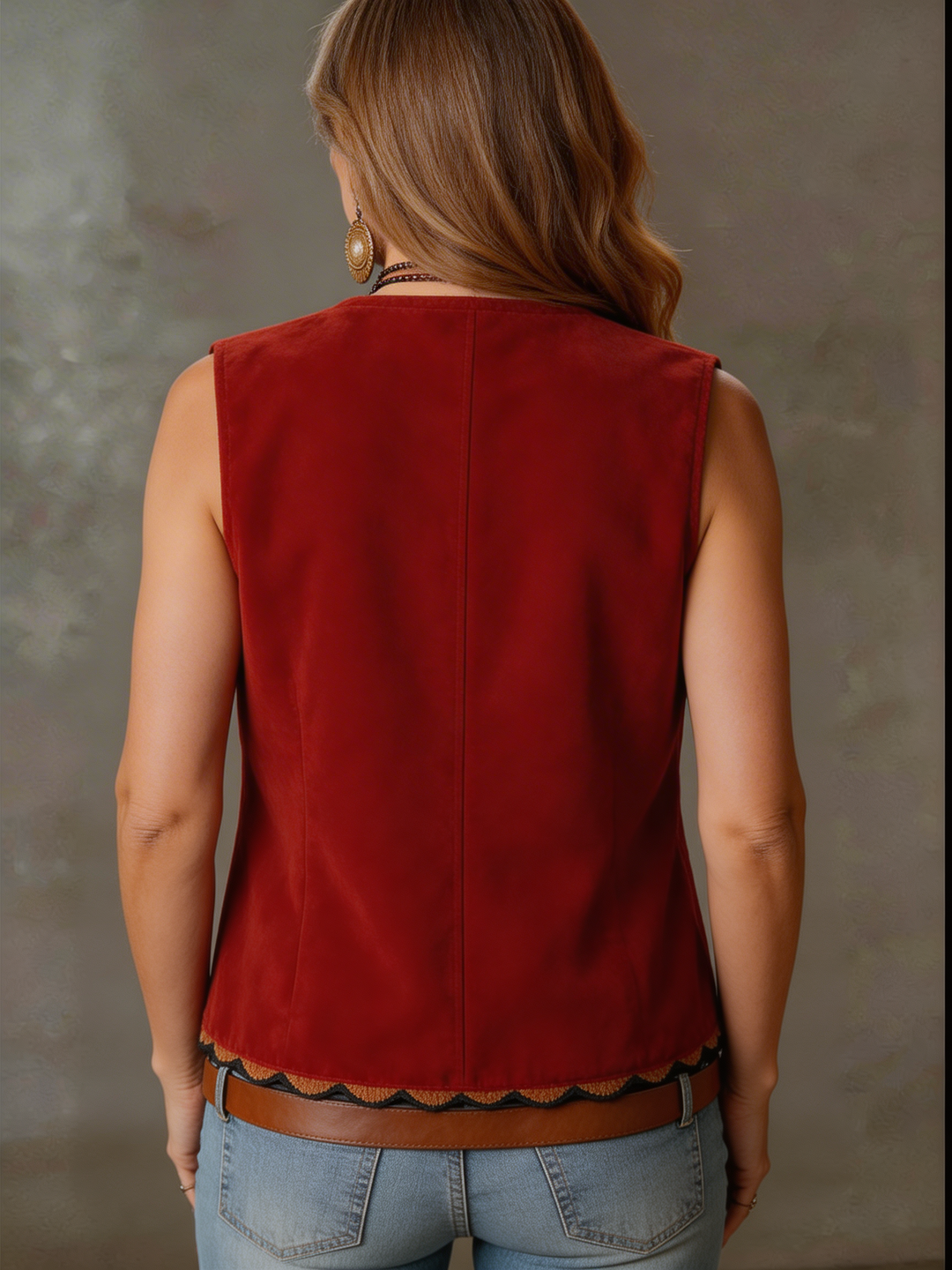 Amara | Vintage Embroidered Vest