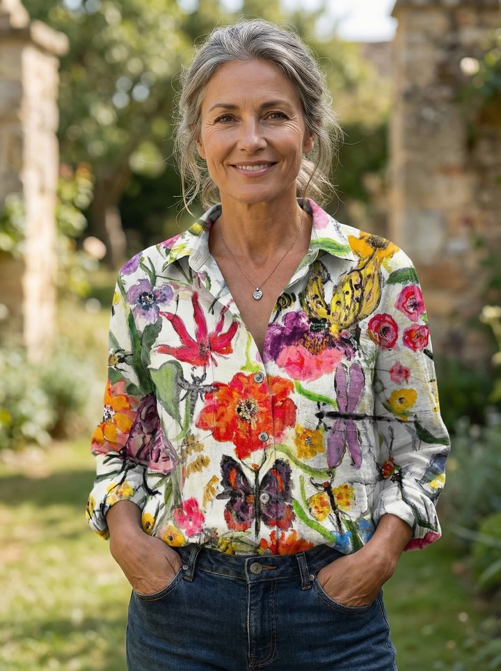 Zara | Colourful Print Blouse