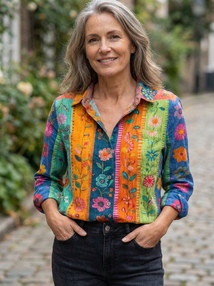 Zara | Colourful Print Blouse