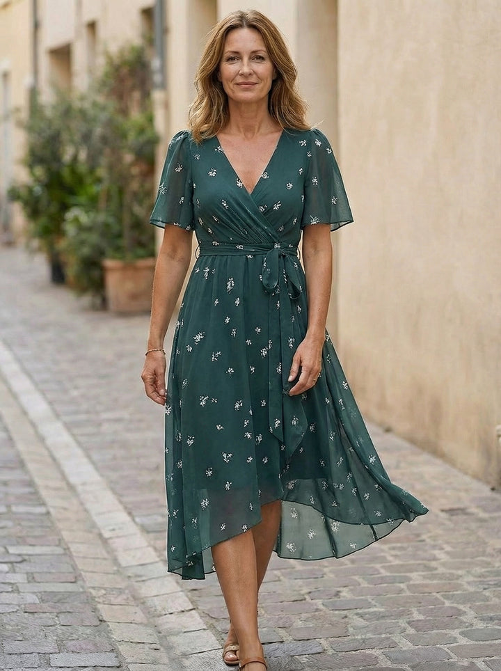 Amelia | Floral Midi Dress