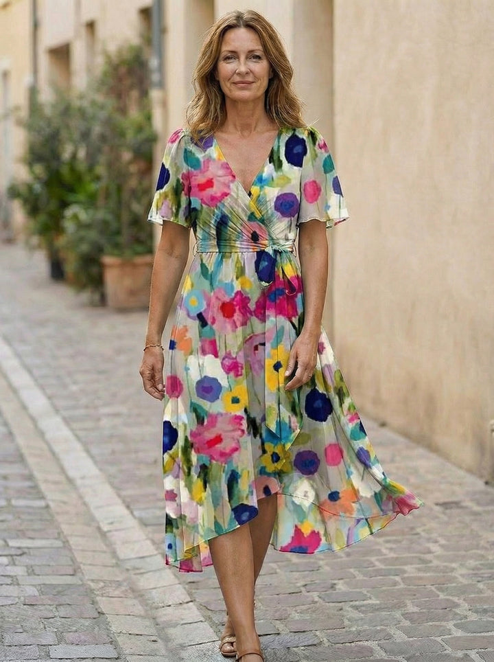 Amelia | Floral Midi Dress