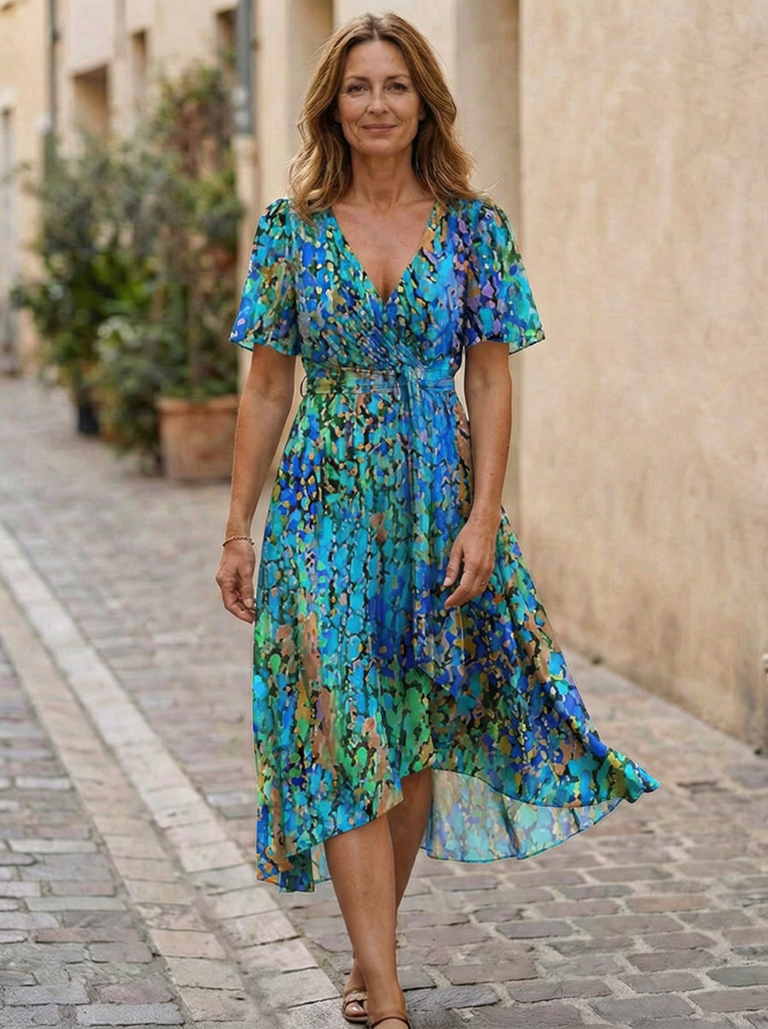 Amelia | Floral Midi Dress