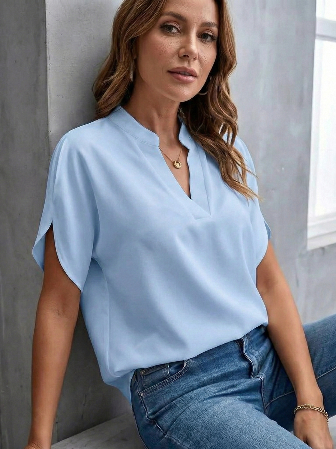 Grace | V-Neck Blouse