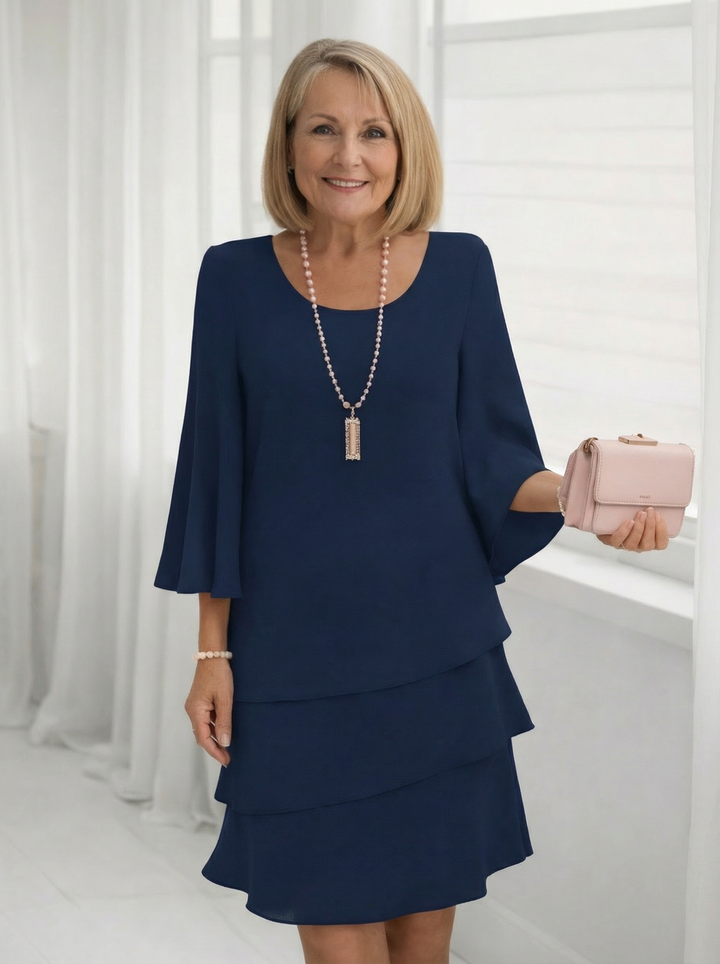 Libby | Spring Round-Neck Dress