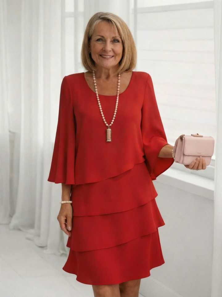 Libby | Spring Round-Neck Dress