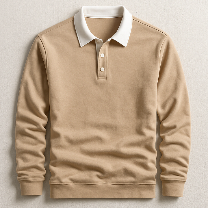 AURENCE | LONG SLEEVE POLO