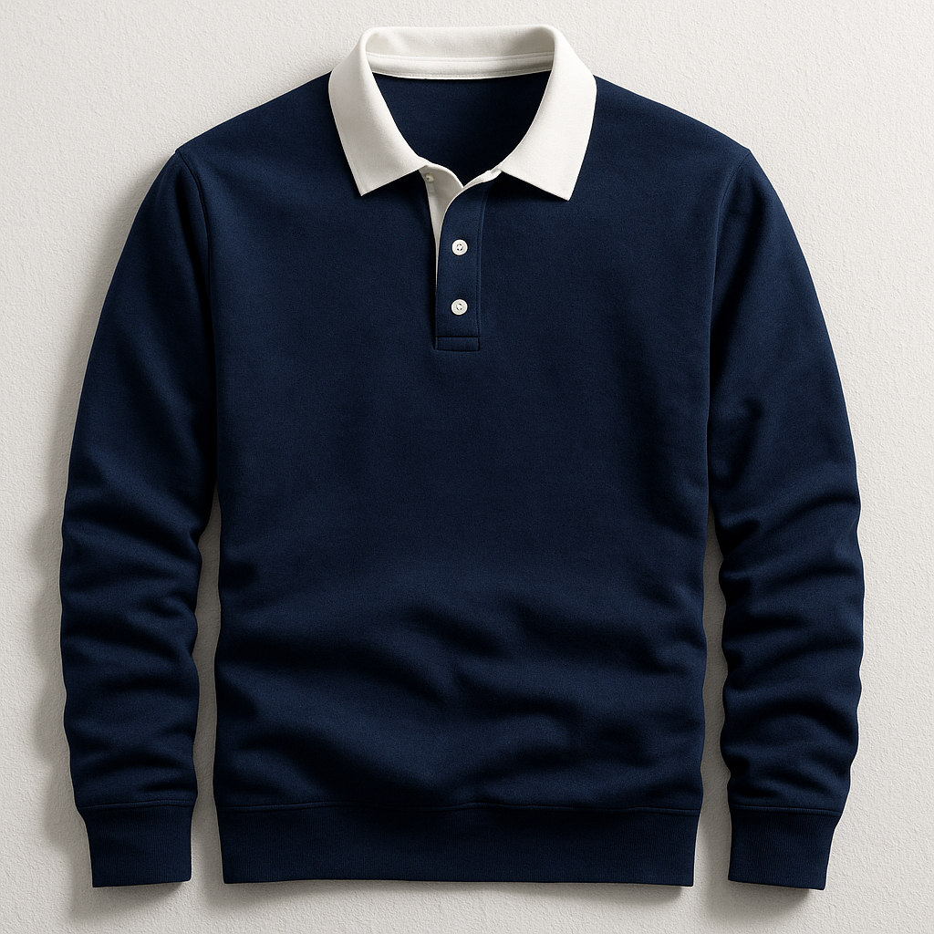 AURENCE | LONG SLEEVE POLO