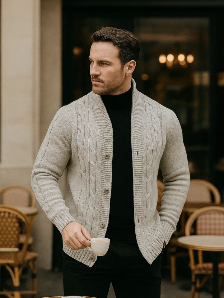 Men's Elegant Knitted Cardigan