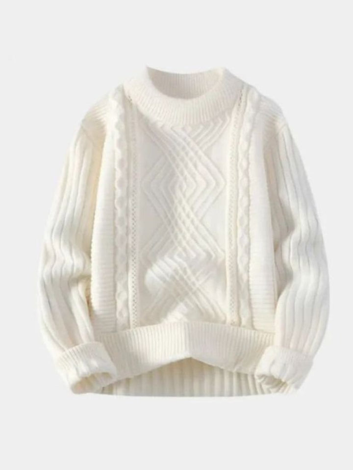 Textured Minimalist Sweater