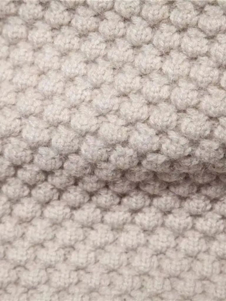Textured Pullover of Old Money