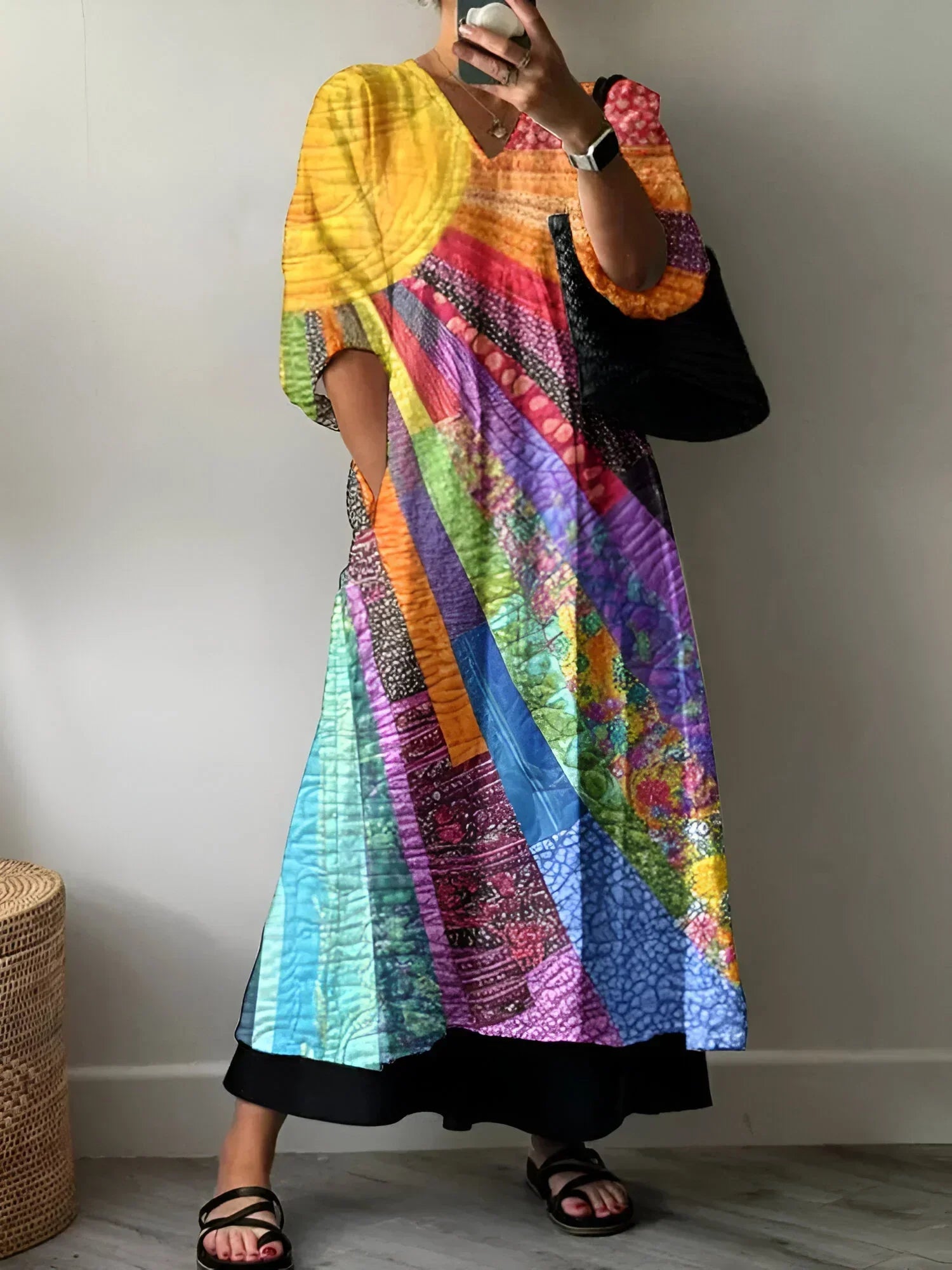 Soleil Dress | Radiant Patchwork Beauty