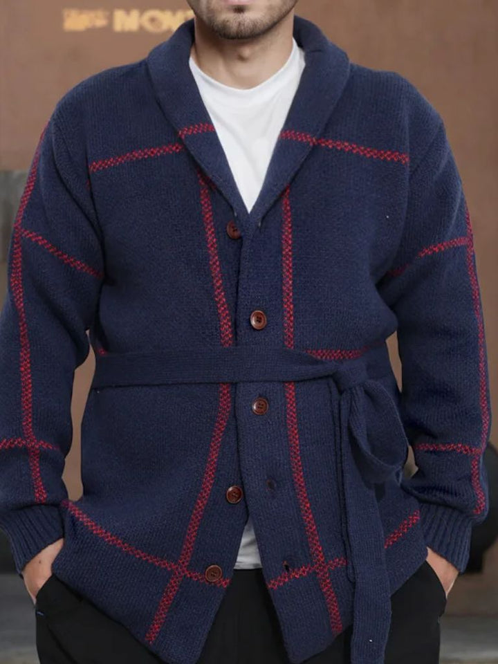 Sweater Coat with Belt in Rome