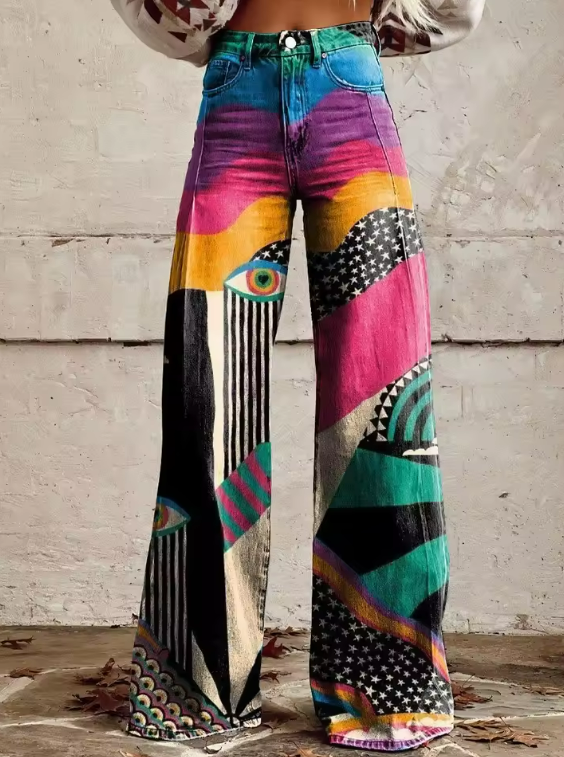 Thalia - Flared Pants Boho Chic